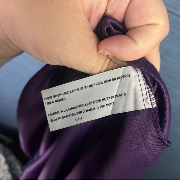 TULLE Blue Polka‎ Dot Skirt Sash Knee Length Sz Large Tie - Picture 9 of 9